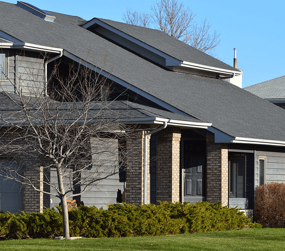 Exterior shot of a house